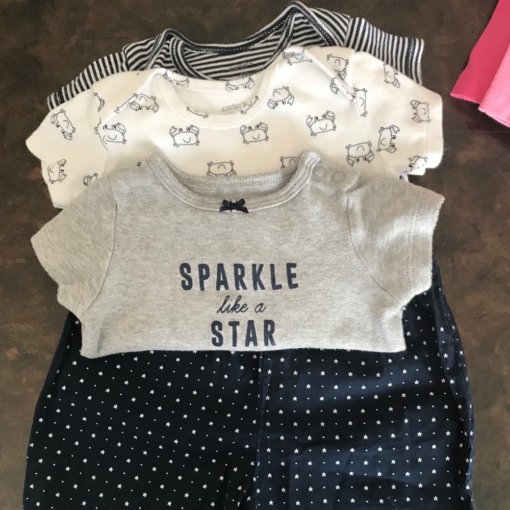 CARTERS Bundle of Three Onesies